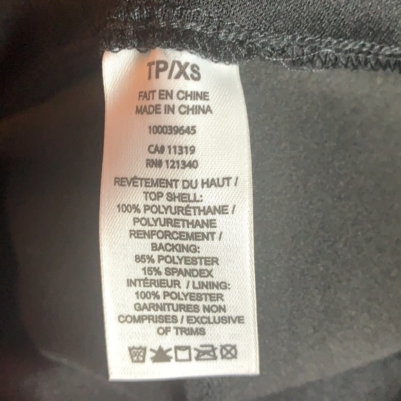 DYNAMITE Black Faux Leather Stretch Pants/Leggings Size XS - Picture 7 of 11